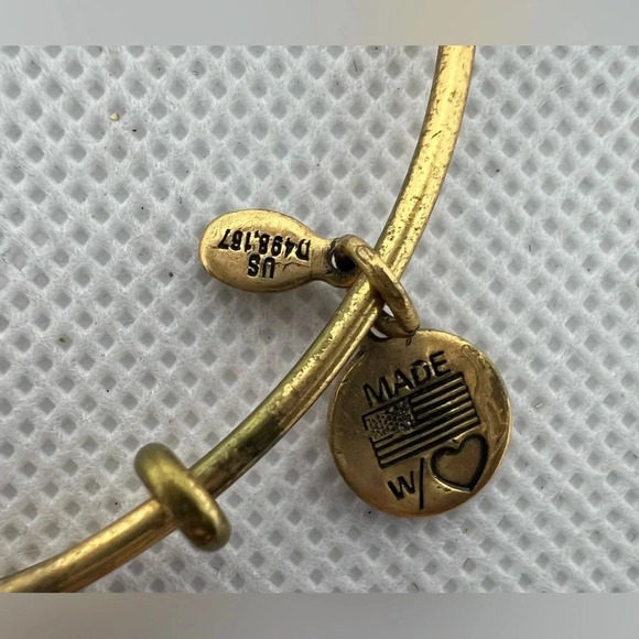 Alex and Ani | “J” charm bracelet/bangle - Picture 4 of 16